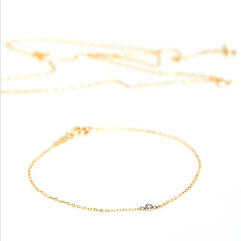 Catbird 14k Yellow Gold Corsage Bracelet 6”